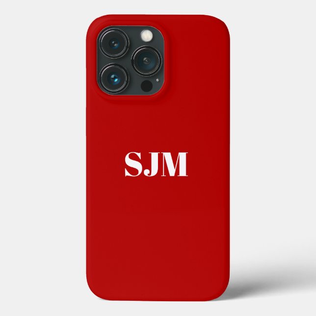 Minimalistischer Name der Roten Kirsche Case-Mate iPhone Hülle (Rückseite)