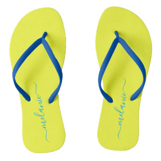Minimalistischer Name des benutzerdefinierten Skri Flip Flops
