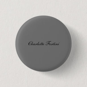 Minimalistischer Name des klassischen Handschrifte Button