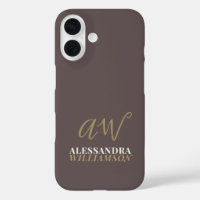 Minimalistischer Name des Monogramms