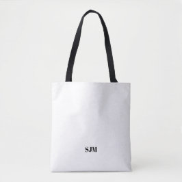 Minimalistischer Name für benutzerdefinierte Monog Tasche
