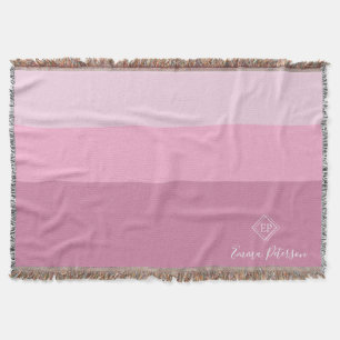 Minimalistischer Name für Monogramm Decke