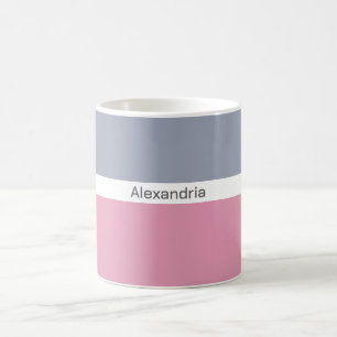 Minimalistischer Name Modern Kaffeetasse