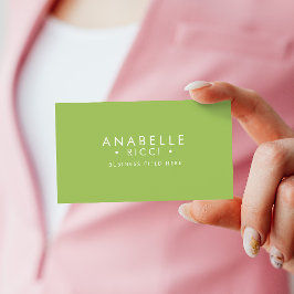 Minimalistischer Name | serieller Schriftart Sans  Visitenkarte