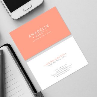 Minimalistischer Name | serieller Schriftart Sans Visitenkarte