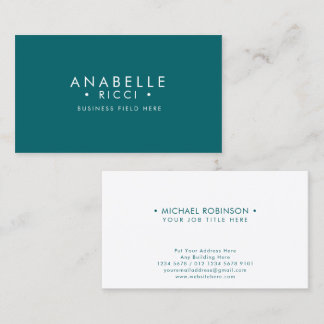 Minimalistischer Name | serieller Schriftart Sans Visitenkarte