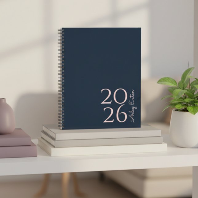 Minimalistischer Navy Custom Montag Planer (Von Creator hochgeladen)