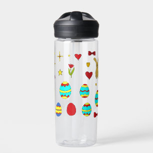 Minimalistischer Niedlicher Happy Oster Cartoon Trinkflasche