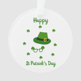 Minimalistischer Niedlicher Happy St Patrick's Day Ornament