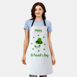 Minimalistischer Niedlicher Happy St Patrick's Day Schürze