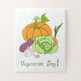 Minimalistischer Niedlicher Welttag für Vegetarier