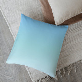 Minimalistischer Ombre Calm Waters Kissen