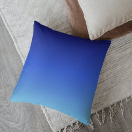 Minimalistischer Ombre Midnight Serenade Kissen