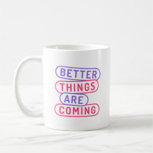 Minimalistischer Optimismus Moderne Typografie Zit Kaffeetasse