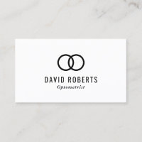 Minimalistischer Optometriker-Augen-Doktor