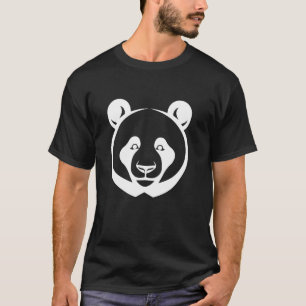 Minimalistischer Panda Bär - Panda Bär Japanisch T-Shirt