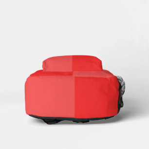 Minimalistischer Pastellroter Rucksack mit individ