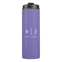Minimalistischer Periwinkle Lila Name