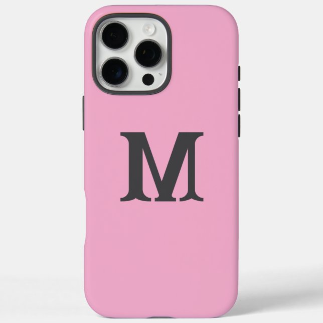 Minimalistischer Personalisierter iPhone-Case mit  iPhone 16 Pro Max Hülle (Rückseite)
