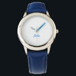 Minimalistischer Personalisierter Name Boy Watch Armbanduhr<br><div class="desc">Minimalistischer Personalisierter Name Boy Watch. Sie können Ihre eigenen personalisierten Foto-Uhren erstellen, indem Sie ein Foto von Ihrem Computer hinzufügen, oder Ihren eigenen Namen oder Initial als Monogramm hinzufügen. Perfektes Geschenk für diejenigen, die etwas Unikates suchen.</div>