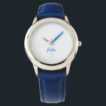 Minimalistischer Personalisierter Name Boy Watch Armbanduhr<br><div class="desc">Minimalistischer Personalisierter Name Boy Watch. Sie können Ihre eigenen personalisierten Foto-Uhren erstellen, indem Sie ein Foto von Ihrem Computer hinzufügen, oder Ihren eigenen Namen oder Initial als Monogramm hinzufügen. Perfektes Geschenk für diejenigen, die etwas Unikates suchen.</div>
