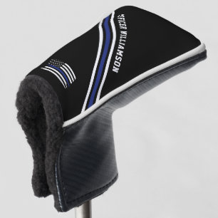 Minimalistischer Polizeibeamter für Thin Blue Line Golf Headcover