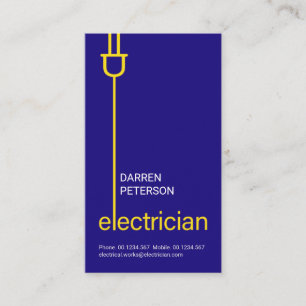 Minimalistischer Power Visitenkarte