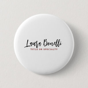Minimalistischer professioneller Handwritten Plain Button