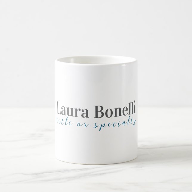 Minimalistischer professioneller moderner einfache kaffeetasse (Mittel)
