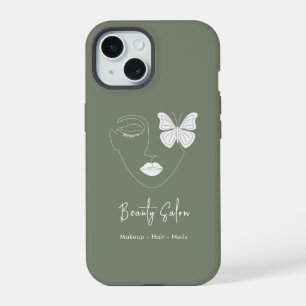 Minimalistischer professioneller Schönheitssalon S iPhone 15 Hülle