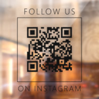 Minimalistischer QR-Code auf Instagram