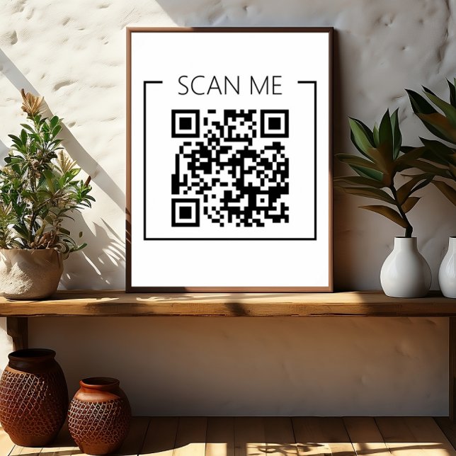 Minimalistischer QR-Code-Prüfung Poster (Von Creator hochgeladen)