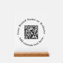Minimalistischer QR-Code | Saubere, kundenspezifis