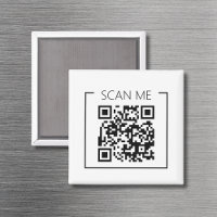 Minimalistischer QR-Code-Scan-Me-Geschäft