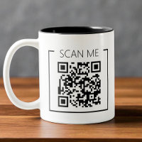Minimalistischer QR-Code-Scan-Me-Geschäft