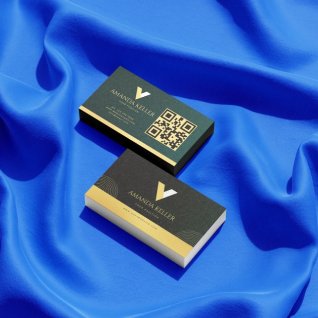 Minimalistischer Qr-Code Visitenkarte (Von Creator hochgeladen)