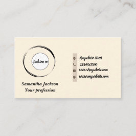 Minimalistischer QR-Code Visitenkarte