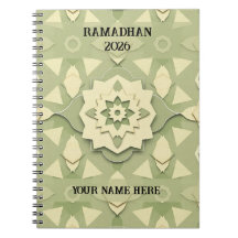 Minimalistischer Ramadan im Farbton Salbei