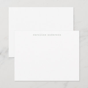 Minimalistischer Retro-Schriftart für Schreibmasch Mitteilungskarte