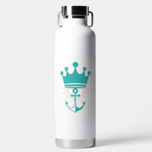 Minimalistischer Riviera-Yachtclub Edelstahl Trinkflasche