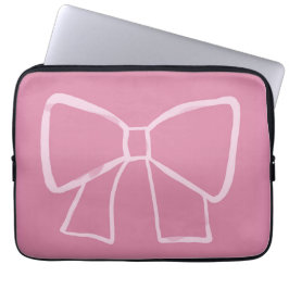 Minimalistischer rosa Bogen Laptopschutzhülle