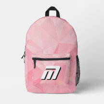 Minimalistischer rosa geometrischer personalisierb