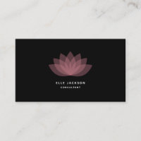 Minimalistischer Rosa-Lotus