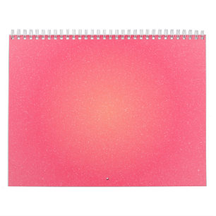 Minimalistischer rosafarbener Wandkalender
