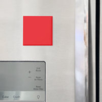 Minimalistischer roter Luxus-Statement-Magnet