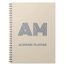 Minimalistischer Sand-Beige-Küsten-Monogramm