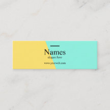 Minimalistischer sauberer aquamariner