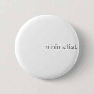 Minimalistischer sauberer klarer weißer und grauer button