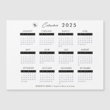 Minimalistischer Schlichter Kalender 2023 mit Firm