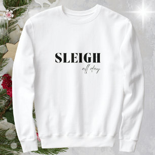 Minimalistischer Schlitten Sweatshirt